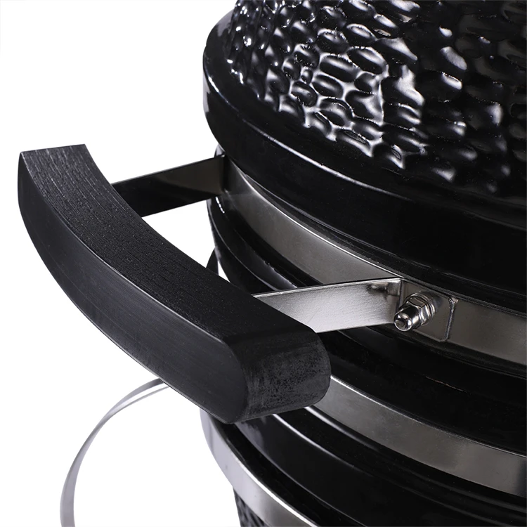 Kamado Grill 16 Inch 2021 Metal Top Vent  Equienta Cover Divide Pizza Cooper China BBQ Grills Kamado 16 Propane Outdoor