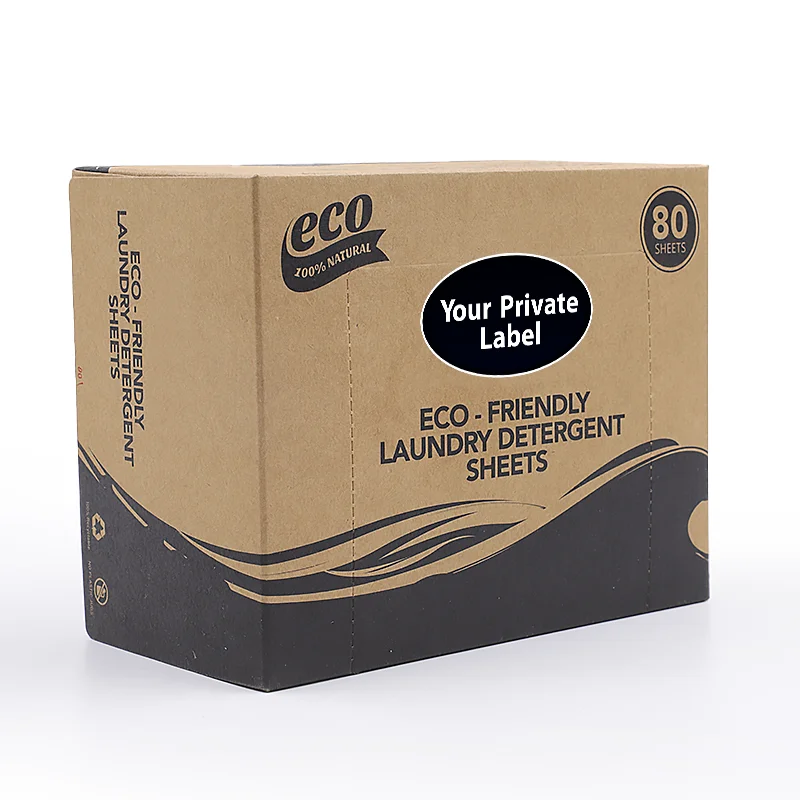 Laundry Detergent Sheets Hypoallergenic Laundry Soap Ultra Concentrated Recyclable Packaging