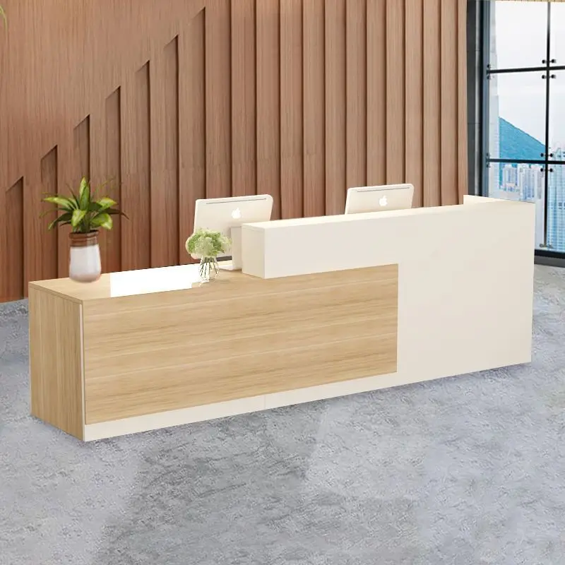 2023 Modern Style Hot Selling Reception Desk Beauty Salon Color Customized 140*60*100 cm Made in China