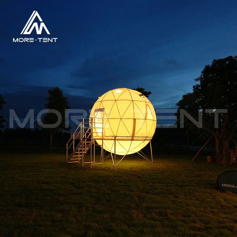 New Outdoor Garden Igloo Round Tent House Dome Tree Hanging Luxrury Glamping Resort Tents