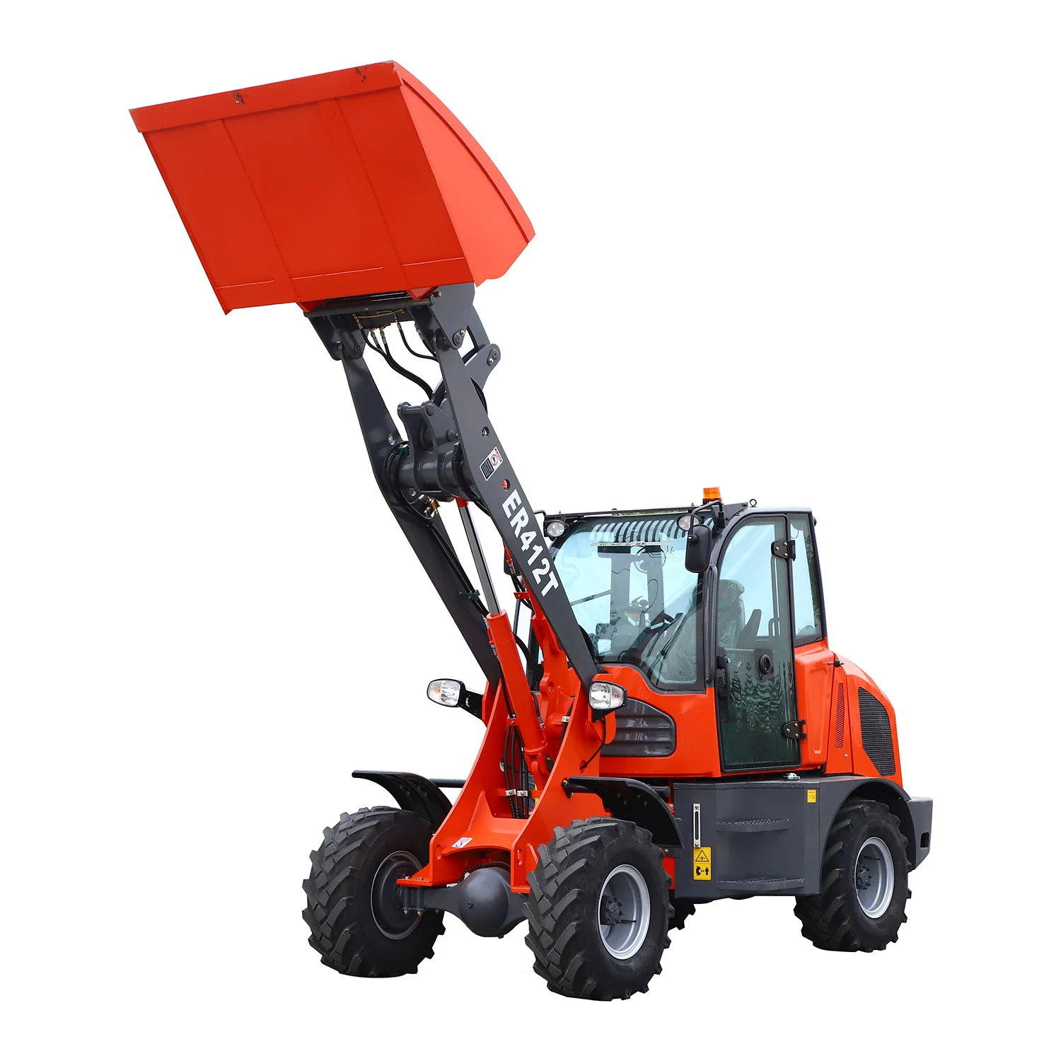  EVERUN ER412T 4WD новый дизайн хорошая цена компактная сельскохозяйственная машина мини Лопата колесный погрузчик с