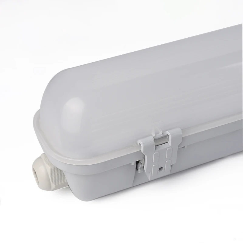 Workshop Tri-proof Light IP66 Waterproof Vapor Tight LED Linear Batten Light Power CCT Switchable 4FT 8FT PC 80 IP65 Casino 08