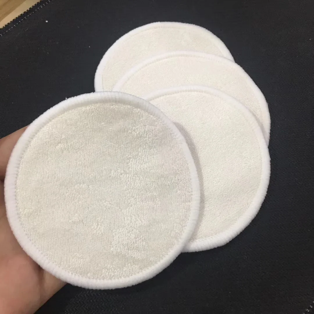 High Quality Reusable Bamboo And Cotton Reusable Set Kit Box Remover Face 2 3 4 Layer 6 8 10 12 Cm Cleaning Make Up Pad