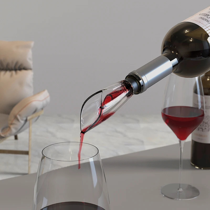 Dry Battery Operated Electric Red Wine Opener Wine Aerator Pourer Preserver Stopper Bottle Corkscrew Automatic Wine Opener Set