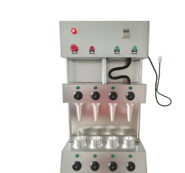 high quality tabletop pizza cone oven making maker equipment machine with 2 head holder for sale