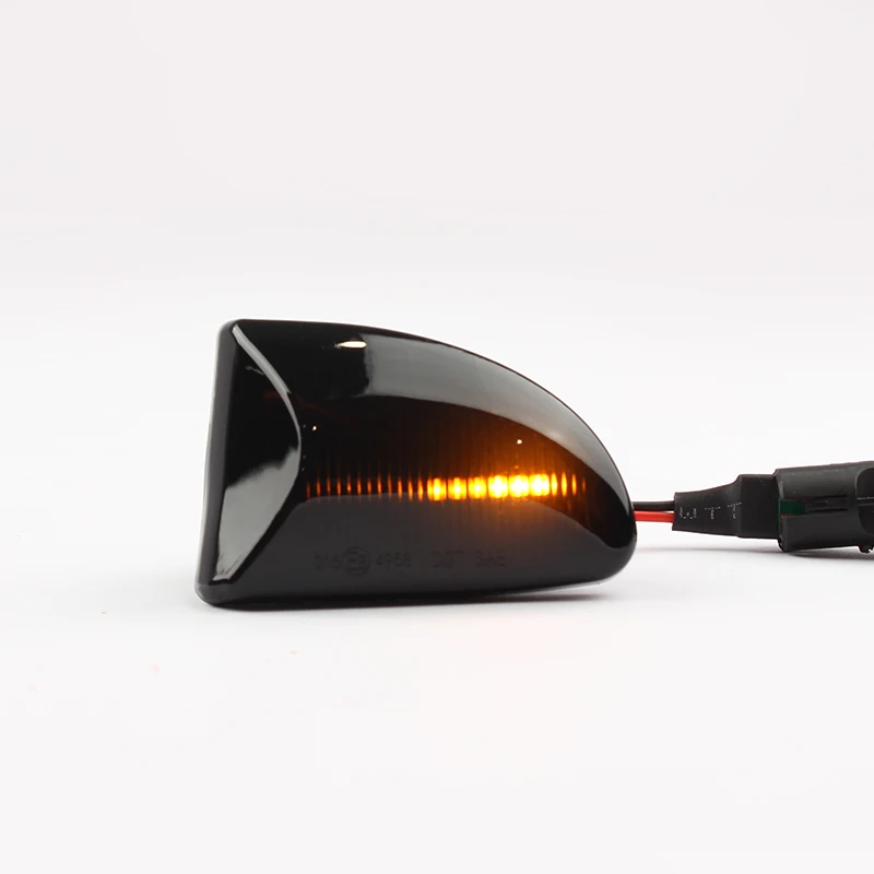 ADT Front LED Side Turn Signals Sequential LED Side Marker Light Front Flowing Smoked LED Lamps Lights For A451 C451 W451 Amber