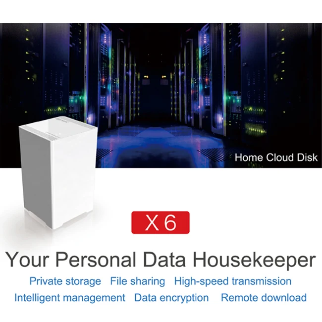 Egreat X6 NAS serve Personal Cloud Storage Device - Access Your Home Drives from Anywhere!