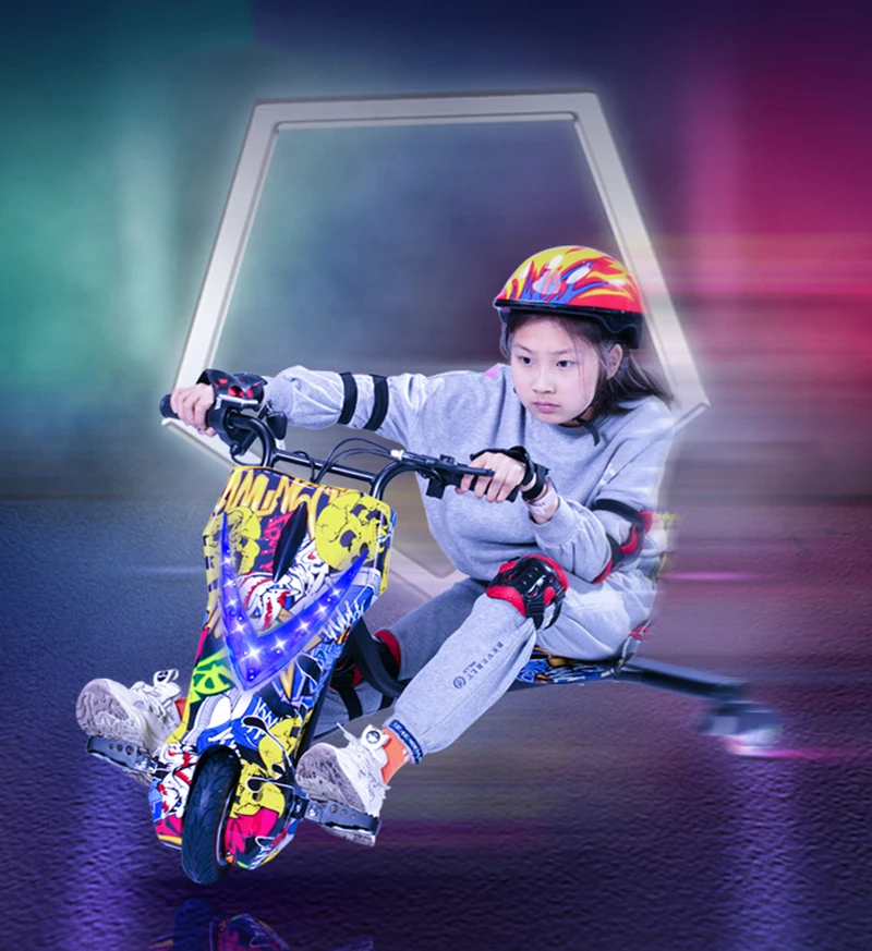 3D MAX Factory wholesale price 3 wheel smart kids electric drifting electric trike scooter  drift kart car for kids and adults