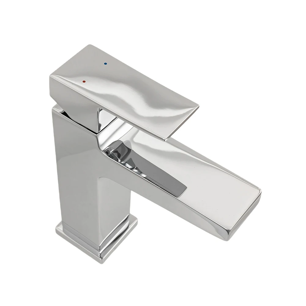 Tall Brass Black Teapot Waterfall Bathroom Vanity Faucet High Quality Latest Design Handle Basin Faucet