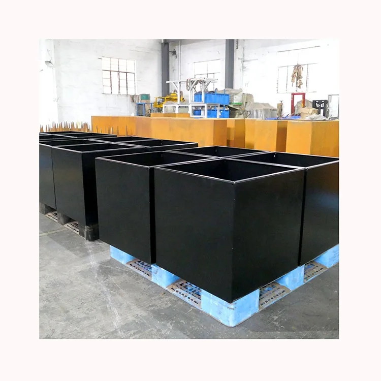 Custom Metal Garden Flower Potsoutdoor large metal plant garden flower pots outdoor garden different shape Planters