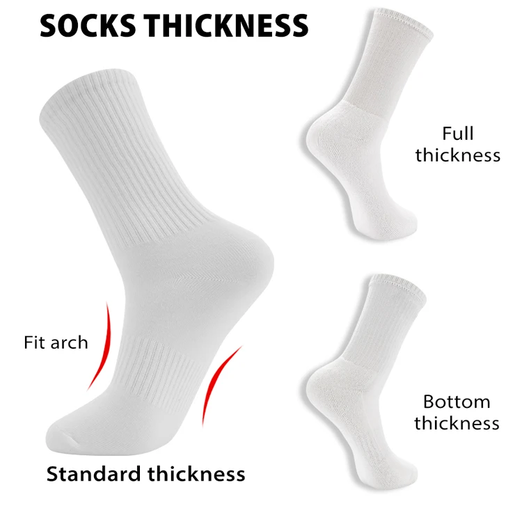 Custom Socks Design Own Logo Crew Socks No Minimum Order Private Your Label Bamboo Cotton Black Man Sport Sock Elite Calcetines
