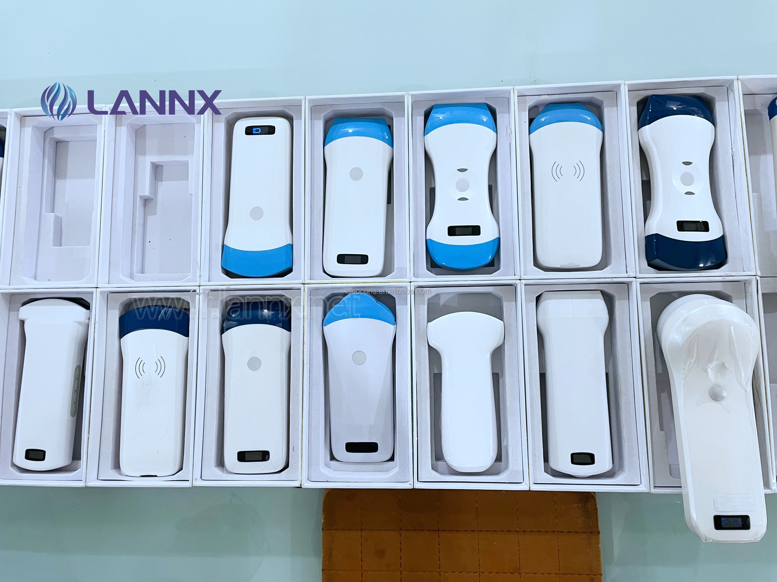 LANNX Airscan Faci6 In stock Color USG Scanner 3 in 1 ultrasound Probe for Mapping Injection Wireless Portable Probe Ultrasound