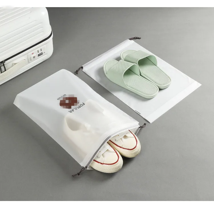 Custom Printed Moistureproof Waterproof Multifunction Plastic Drawstring Backpack Packaging Bag Gift Bags