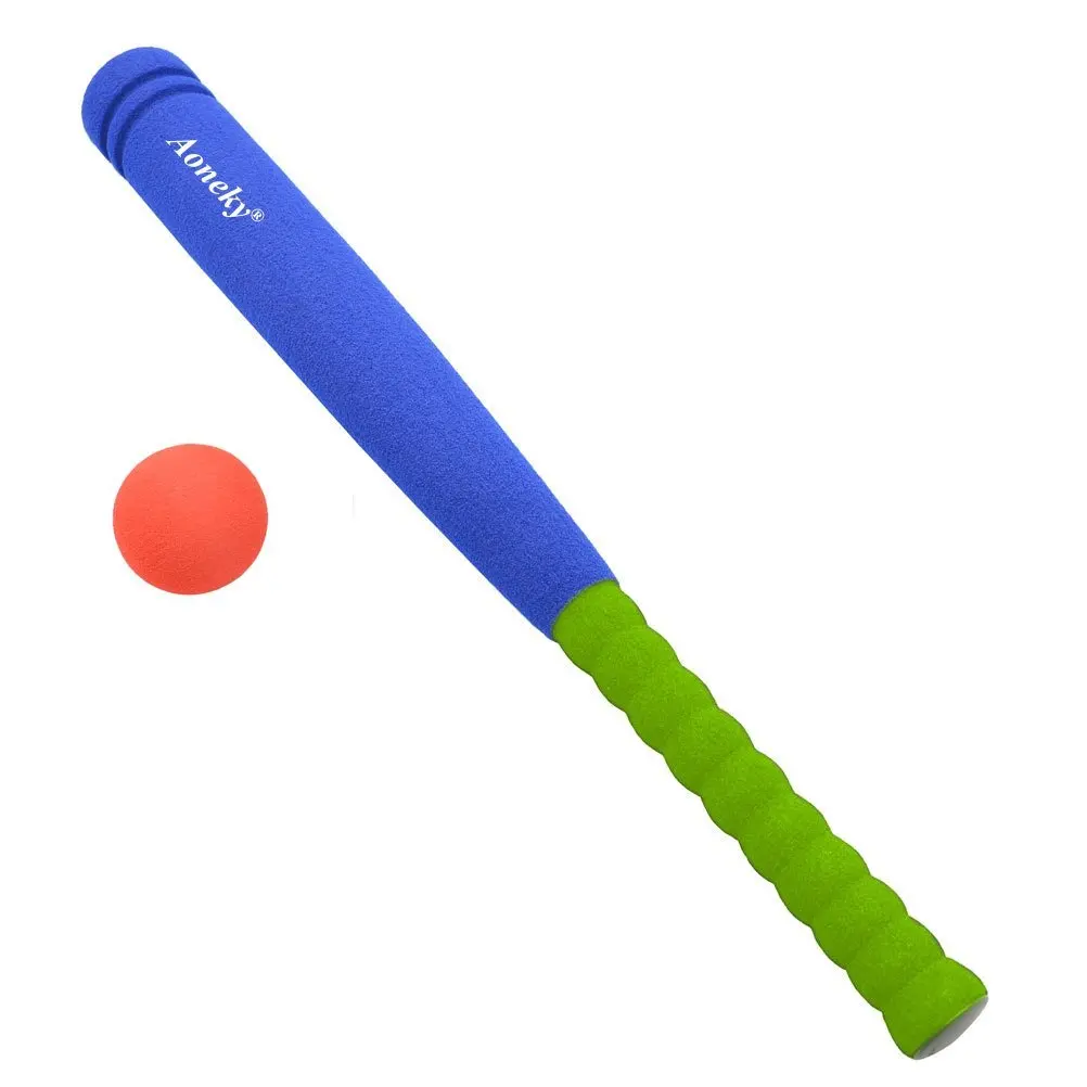 Hot Selling Kids Soft Foam T-Ball Baseball Set Bats for Toddlers Kids Baseball Tee Game