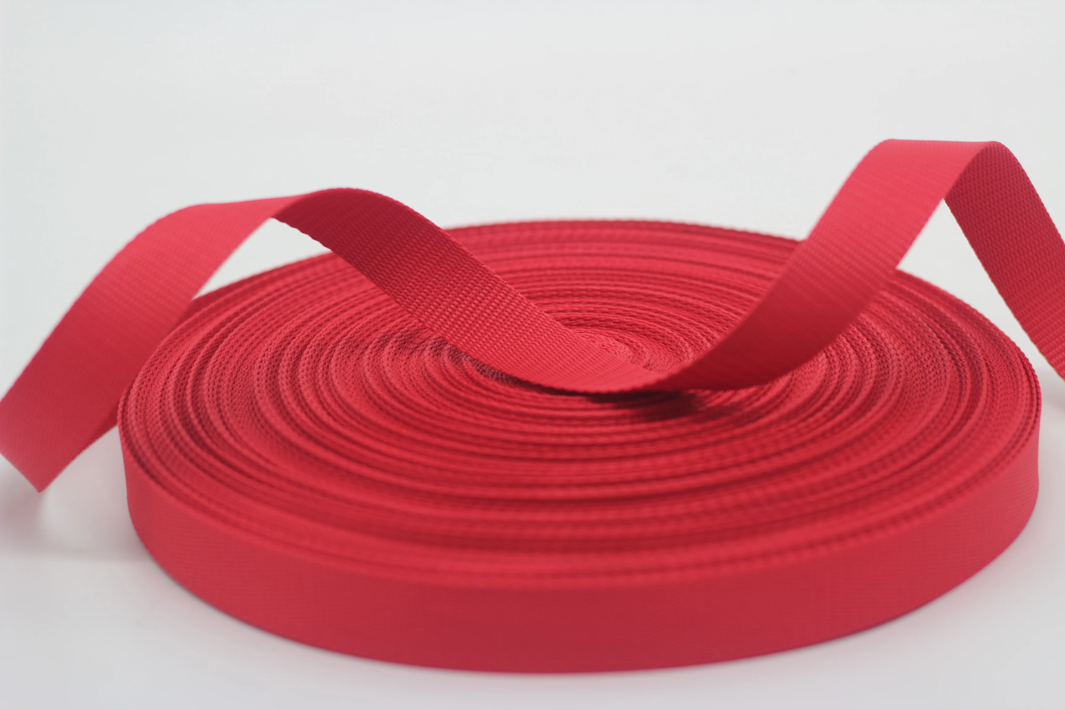 High Tenacity 20mm nylon Webbing Thicken pure color Polyester Webbing Tape