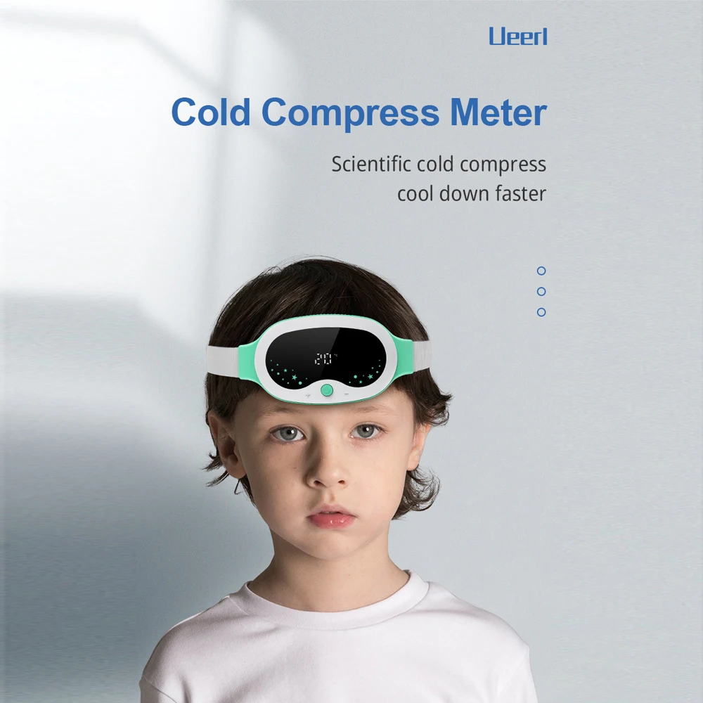 Quickly relieves headaches, fevers, and even muscle pains with ice-cold gel patch non-toxic cooling fever gel packs Cold Compres