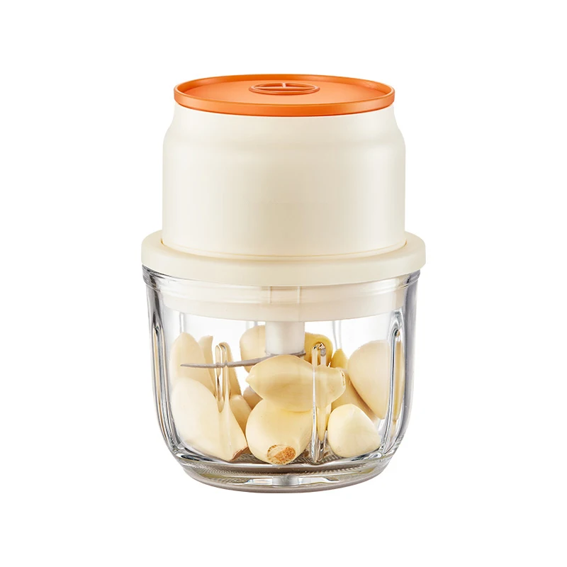 USB Wireless Electric Mini Portable Meat Grinders Food Processor Chopper for Meat Garlic & Vetable Household Plastic Material