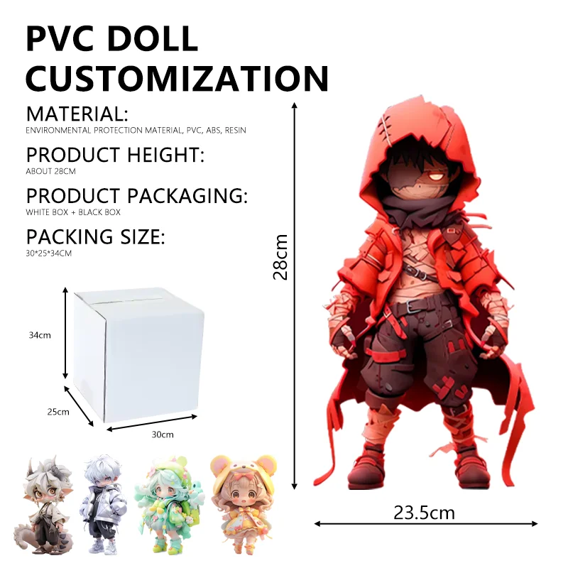 Custom Resin Anime Figure Vinyl Toy Figure Custom Collectible Crafts Toy 3d Printer For Action Figure