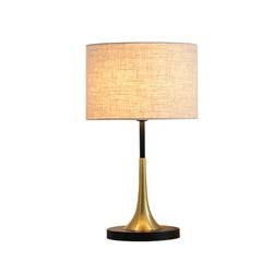 House Furniture Indoor Reading flexible led antique Fabric table lamp