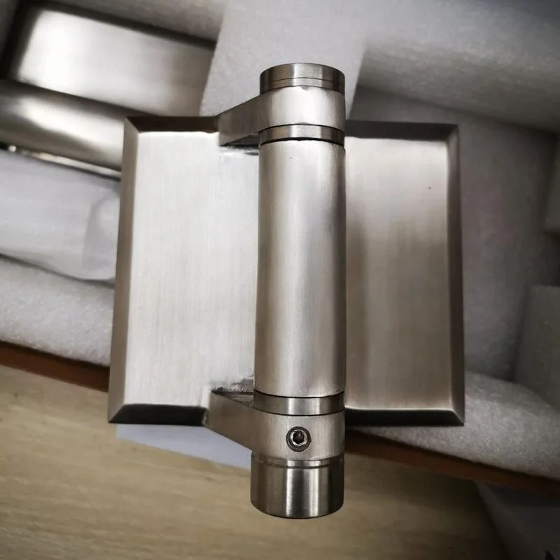 Stainless Steel Spring Self Closing Glass Door Hinge For Swimming Pool Fence