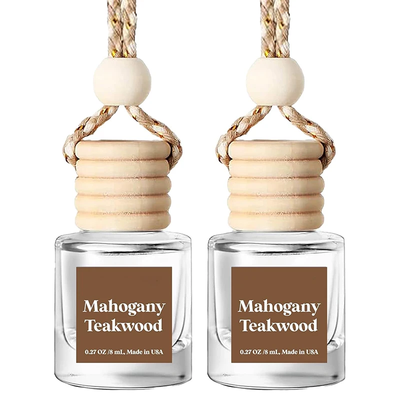 Factory Manufacturing car air freshener set high quality glass car diffuser bottle hanging popular car clip for aromatherapy