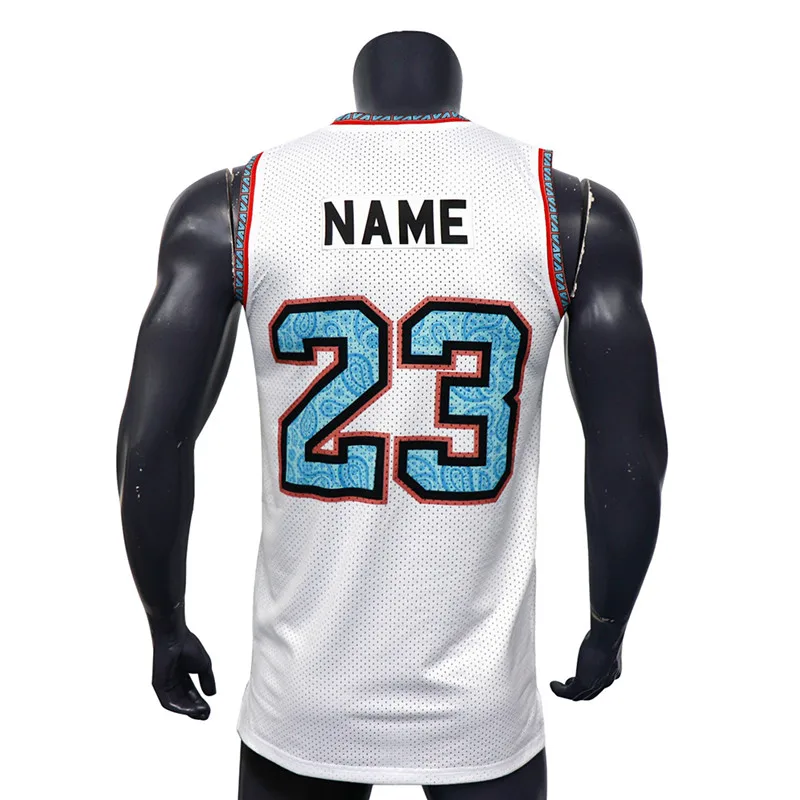 Customized High Quality  Adult Basketball Jersey Sublimated Printed Reversible Mesh Basketball Sport Jersey RCJ-62