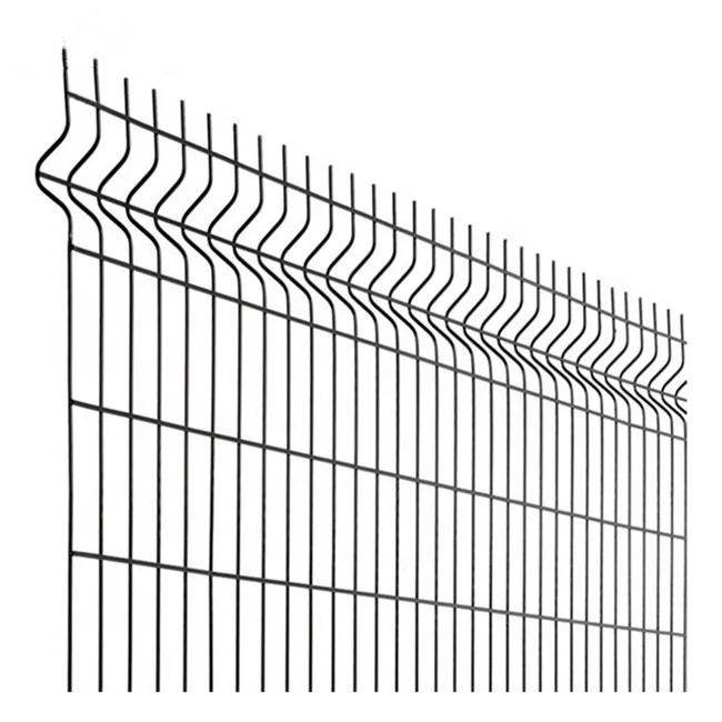 Cheap Price Heavy Duty Wire Mesh Fence Pvc Coated Iron Metal Hot Dipped Galvanized Nature Pressure Treated metal 3D Fence