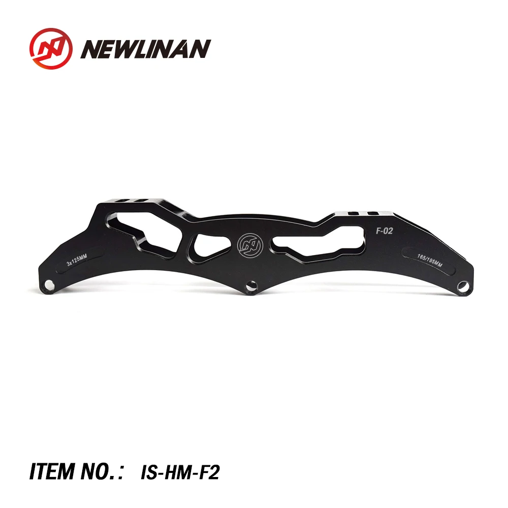 3x125mm Alu Inline Speed Skate Frame