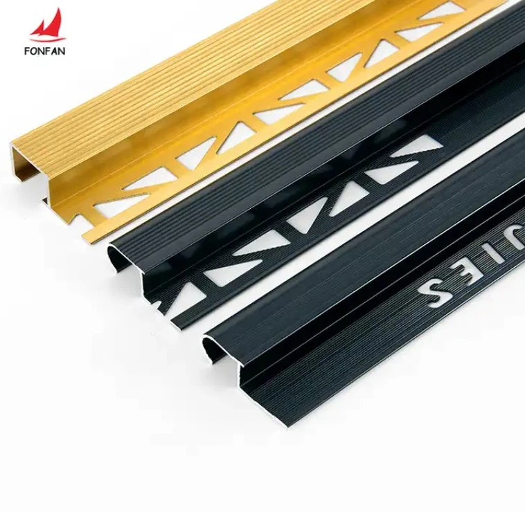 Wholesale Muti Color Customized Metal Tile Trim Aluminium Ceramic Square Tile Edge Trim