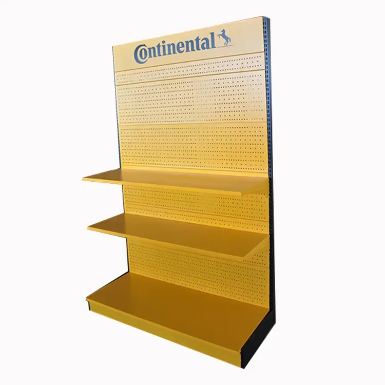 wholesale modern design colorful supermarket shelf tool display gondola wall racks