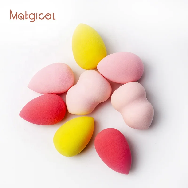 Matgicol Cosmetic Tools Latex Free Hydrophilic Mini Makeup Sponge For Topical Use