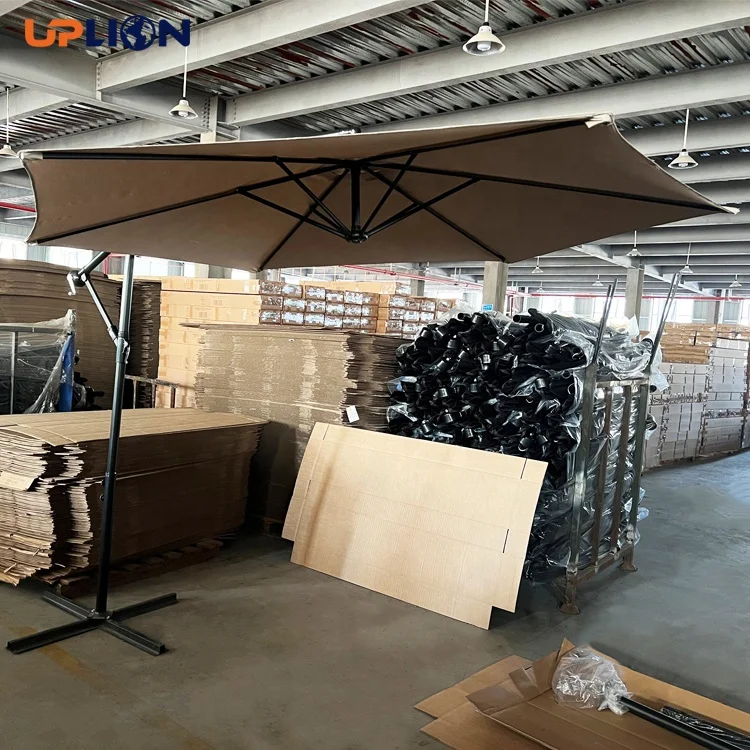 Uplion garden patio banana hanging outdoor parasol patio pool sun shades cantilever umbrella