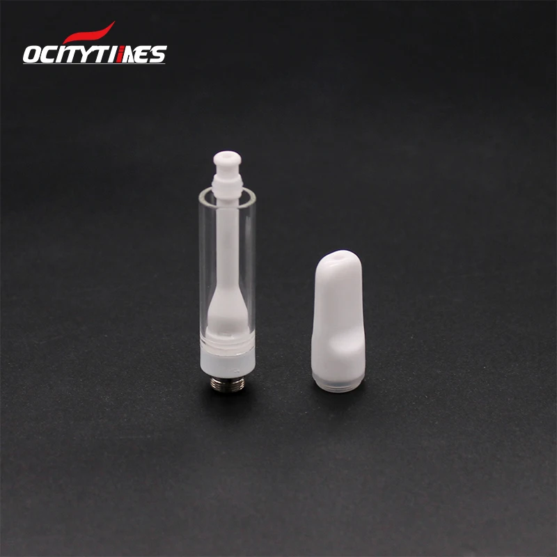 2021 full ceramic 0.5ml thick oil vape 1 ml cartridge coil