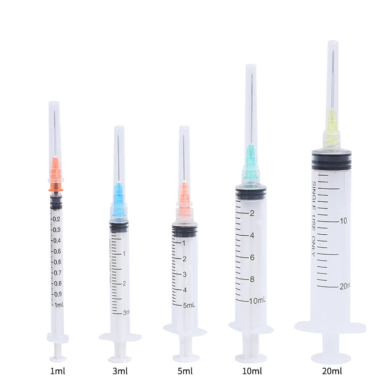 
Disposable Medical Plastic Luer Lock Syringe With Needle 