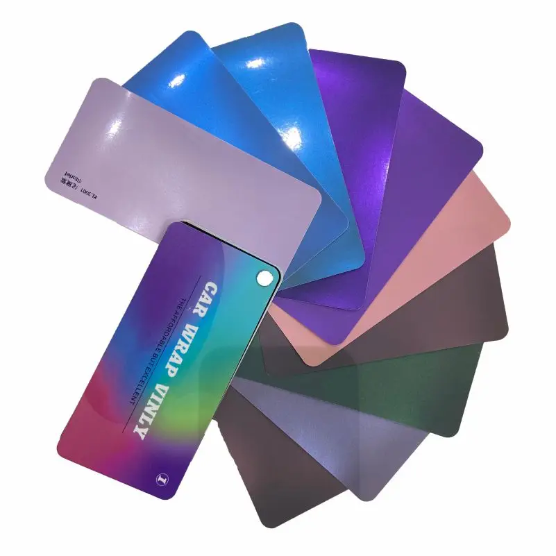 1.52 * 18m PVC dual color color discoloration car vinyl wrap color deviation sticker Movie film sticker