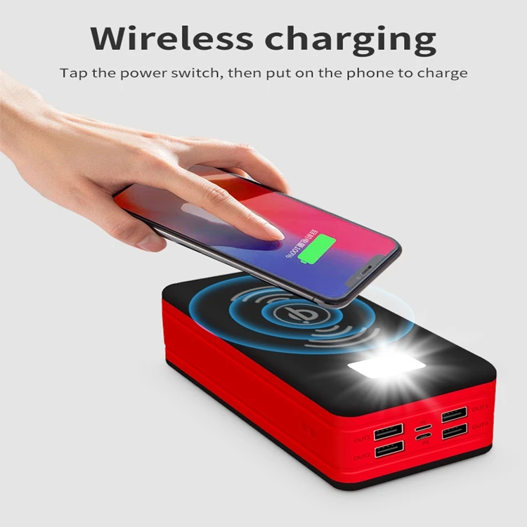 Wholesale Shenzhen Charger Iphone Solar Power Bank 50000mah Mobile Phone Powerbank 2022 For Cell Phone