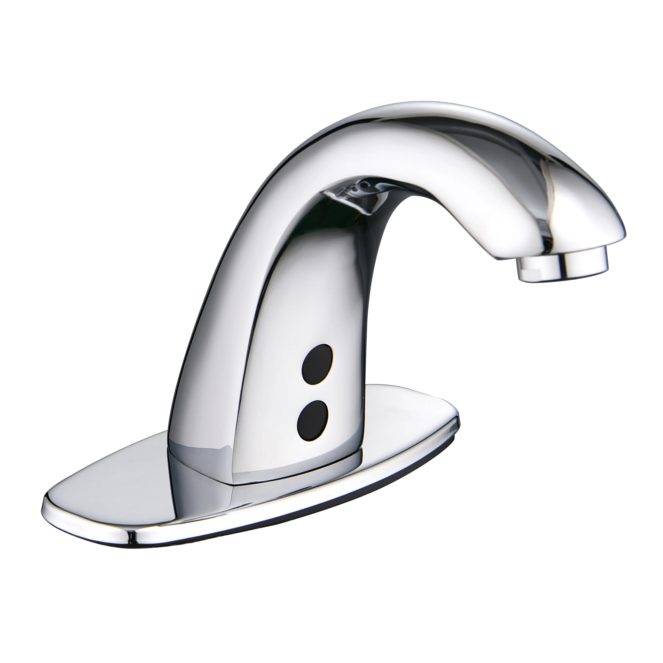 Popular Design Single Sensor Inductive Brass Basin Tap Faucets Hand-Free Infrared Water Tap