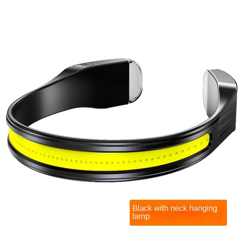 Outdoor Camping Night Running Light Led Charging Headlamp Cob Floodlight Headlight