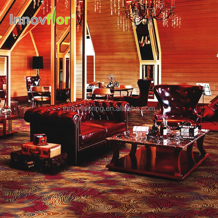 5 star hotel Custom design Commercial Banquet Hall  wall to wall Axminster Carpet