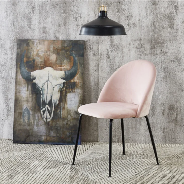 Beetle chair Nordic style hotel restaurant leisure upholstered single sofa chair negotiation chair