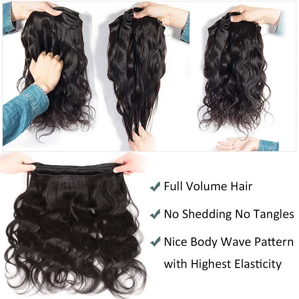 wholesaler human hair 26 inch bundle virgin brazilian hair bundles weaves synthetic luxury bone body wave hair bundle