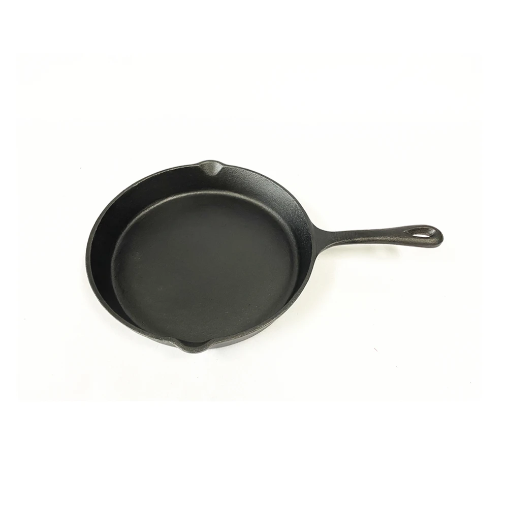 10 inch Vegetable Oil Cast Iron Round Fry Pan