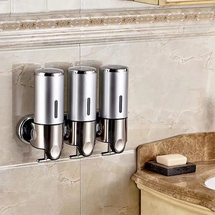 Wall Soap Dispenser New Wall Mounted Plastic Manual Liquid Soap Gel Hand Sanitizer Dispenser
