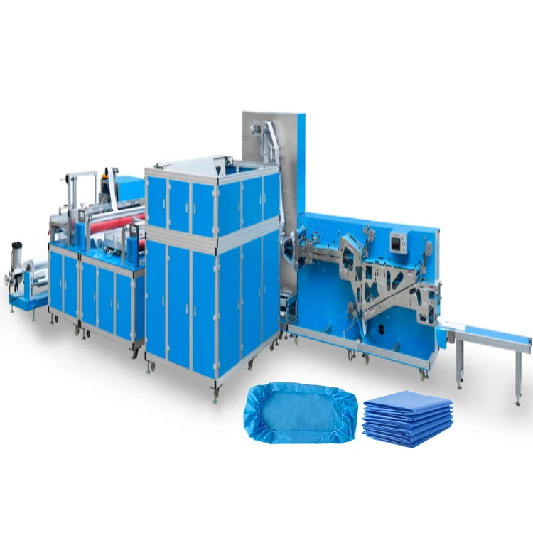 Disposable Sheets Making Medical Hospital Non Woven Beauty Nonwoven Bed Sheet Folding Machine