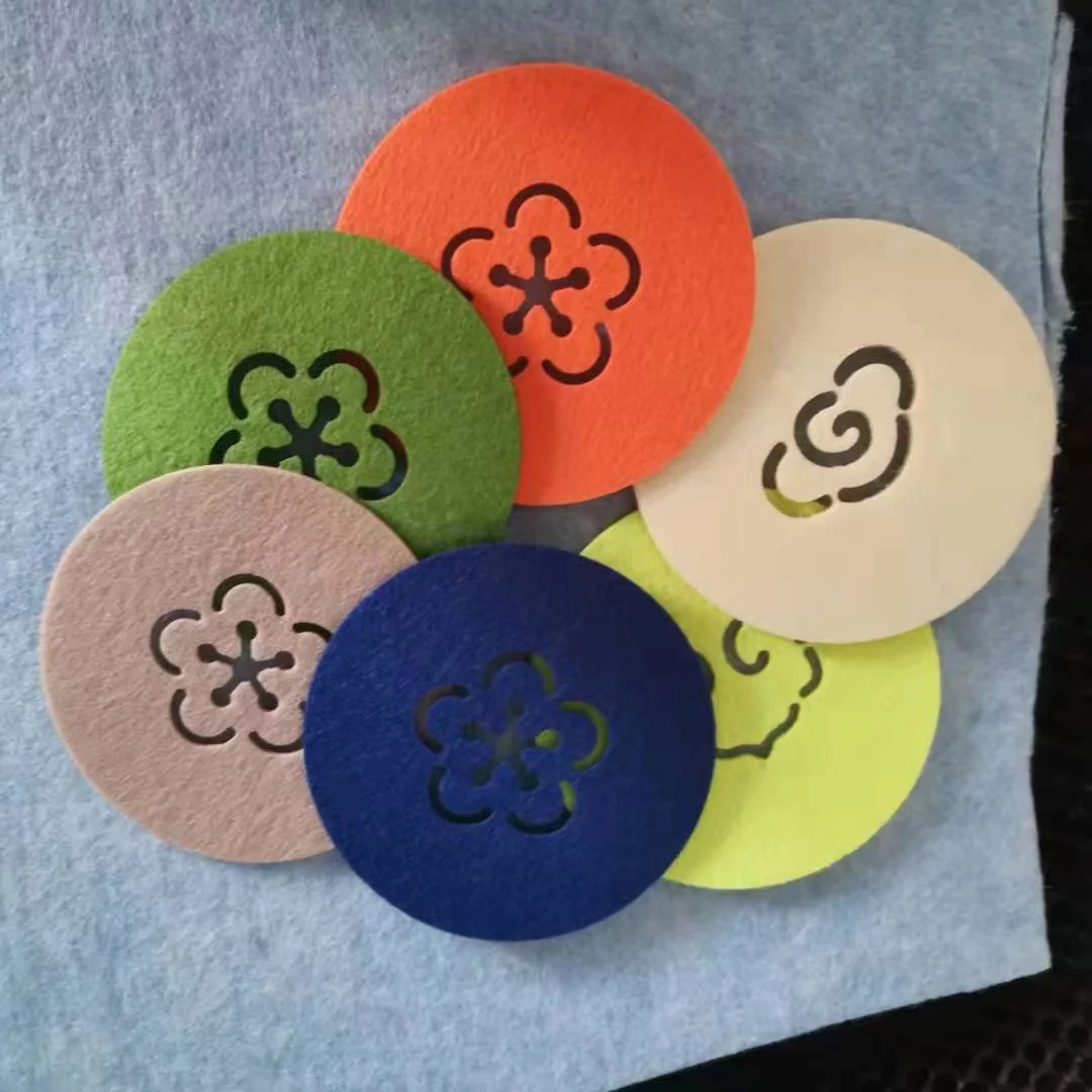 BONNO Customized  Amazon Best Selling PET Water Absorbing Drinks Ceramic Beverage Coaster Cup Mat