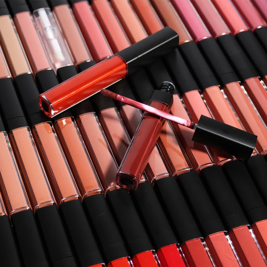 59 цветов бархатная Матовая жидкая помада образец нюдовый блеск для губ пигмент на заказ стойкая Водонепроницаемая матовая