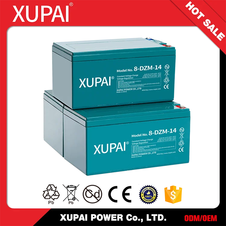 XUPAI 16v Deep Cycle Battery Lead Acid 16v 8-dzm-14