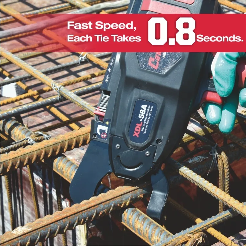 Durable Material 40mm 2.6kg  Rebar Tying Machine Automatic Rebar tier working speed  with 5000 ties for Construction