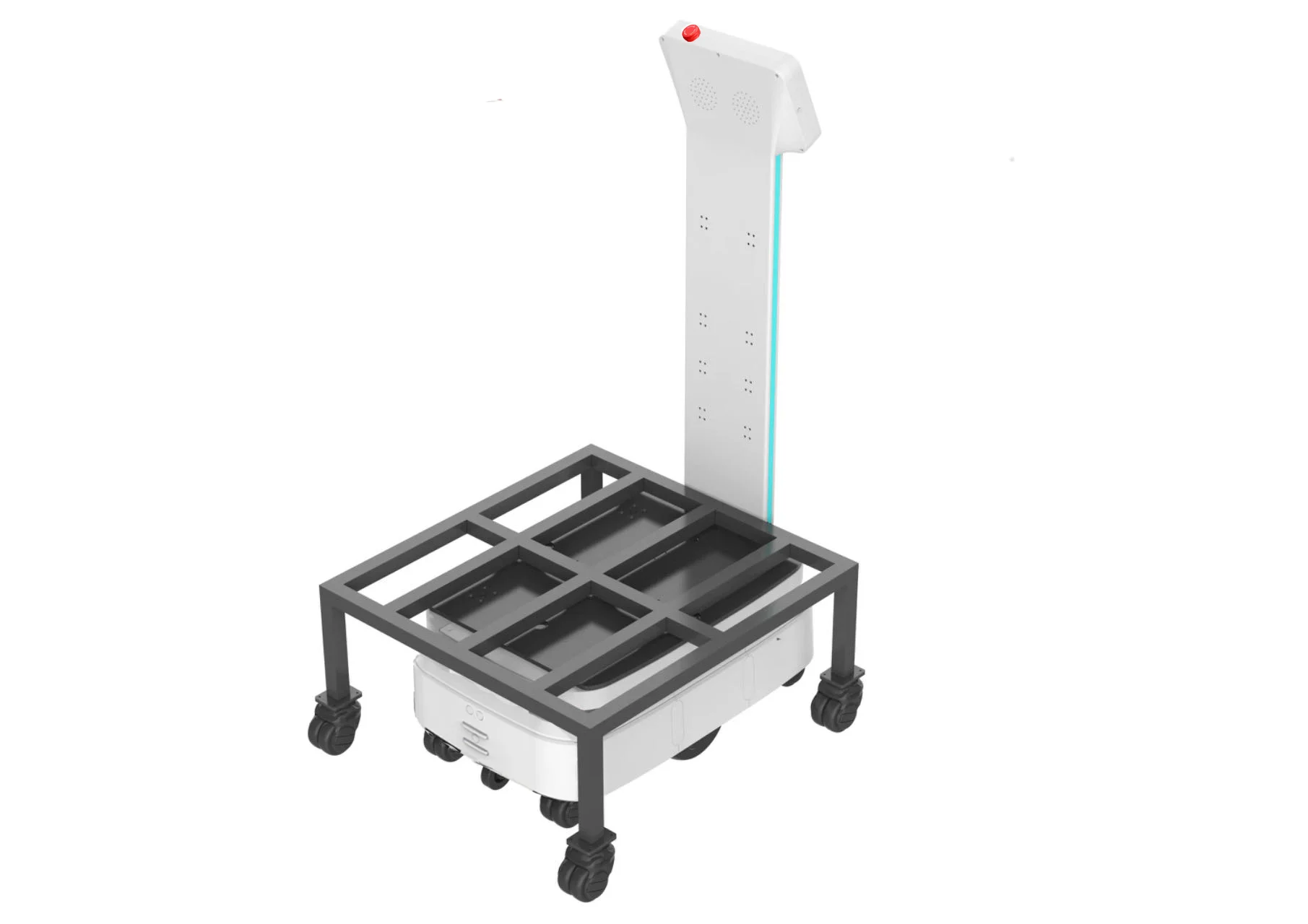 Quality Certificated S600 Service Robot ABS Material 950*650*365mm Size 600kg Max Load Capacity for Delivery Lifting