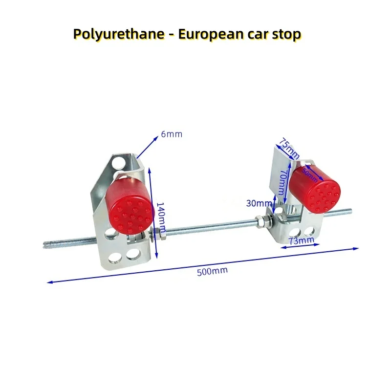 European Crane Electric Hoist Stop Car Buffer Running Limit Anti-collision Block Meet Damping Rubber
